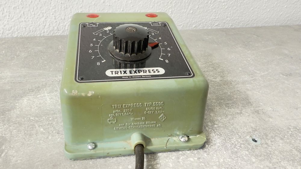 Transformateur TRIX 66508 Avec Variateur 18 VA - Pour Modélisme Ferroviaire, Alimentation 230V