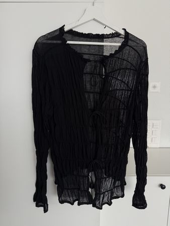 Zara Bluse mit Bindedetail