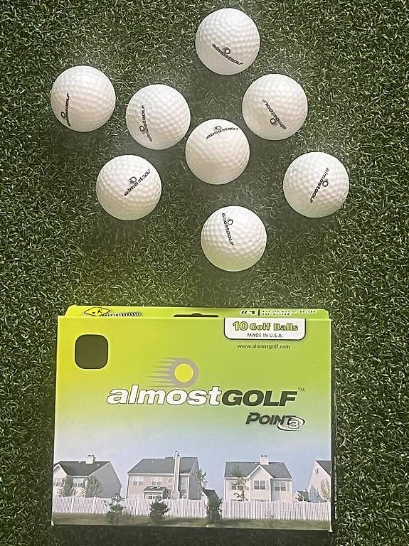 Palloni: AlmostGolf Point3 Trainingsbälle  8 Stück mit Box – Usato da Zürich venduto da Galvan