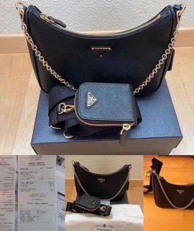 Prada Re Edition 2005 aus Safiano Full Set | NP 2460.-
