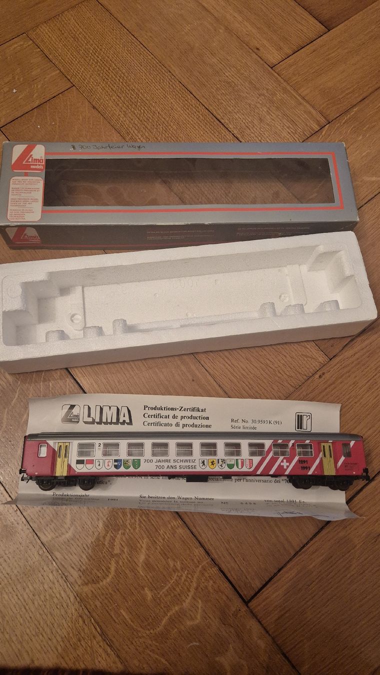 Lima Modellini di ferrovie: Lima 700 jahre schweiz h0 – Nuovo (secondo la descrizione) da Solothurn venduto da Rugeli13 5