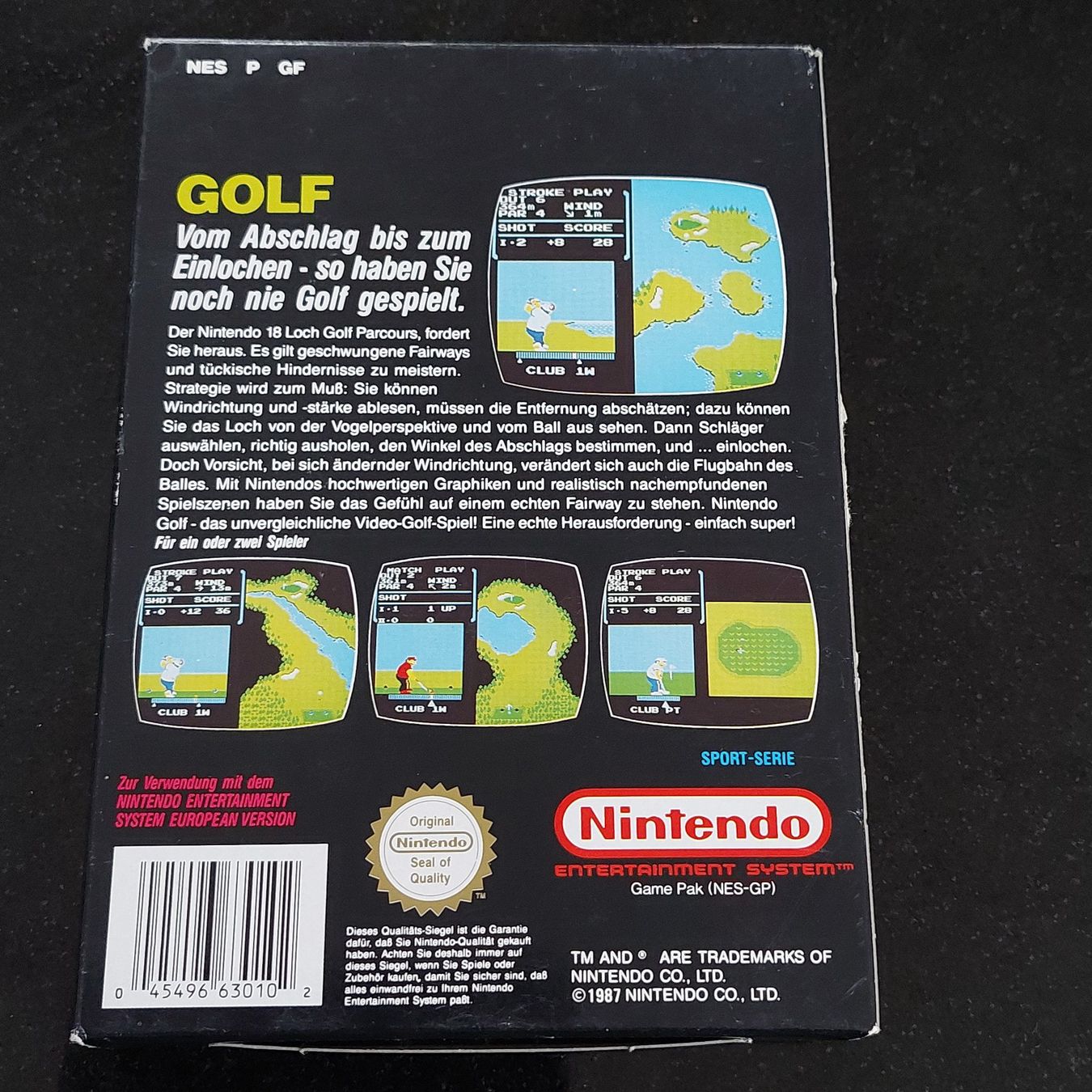 Nintendo Giochi: GOLF (PAL) - BIG BOX! - NINTENDO NES – Usato da Spiegel b. Bern venduto da Natix 1