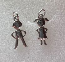 Pendentif petit garçon et petite fille