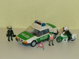 Playmobil " Polizeiauto mit Polizeimotorrad "