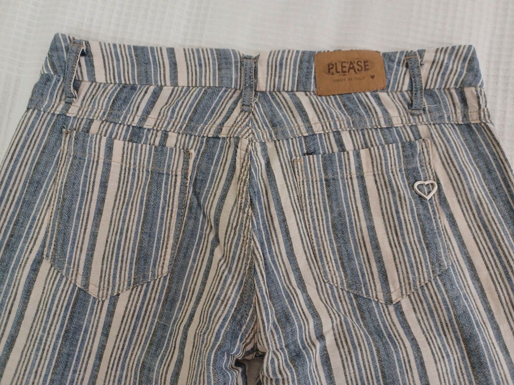 Please Jeans Pantaloni: Please Sommer Hose Leinen/Baumwolle Small – Usato da Kriens venduto da IsabelleW0102 3