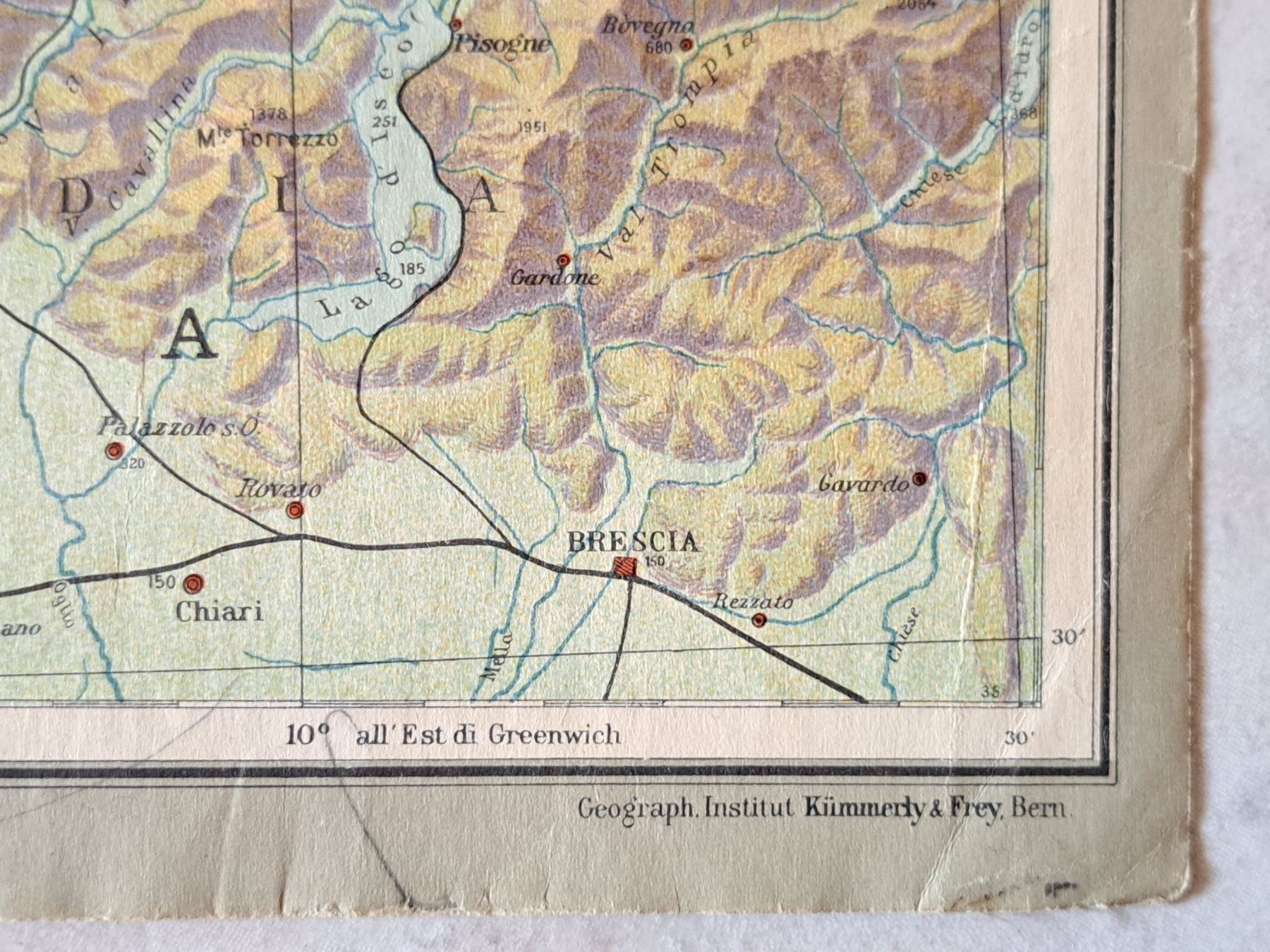 Cartine & Atlanti: ANCIENNE CARTE  SCHUL CARTE DER SCHWEIZ – Usato da couvet venduto da carlin01 5