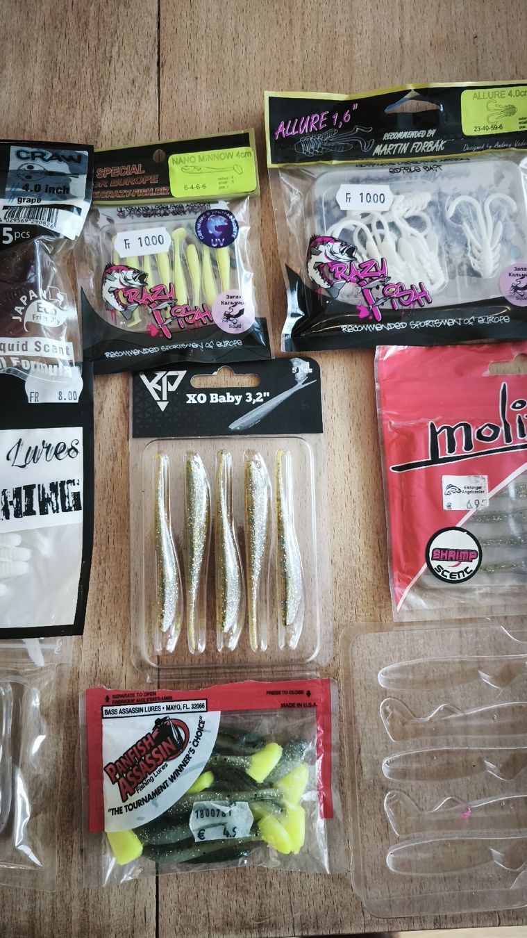 Köder: Gummiset Egli div. Marken Fox Rage Quantum etc – Neu und originalverpackt aus Sarnen von sebalant 2