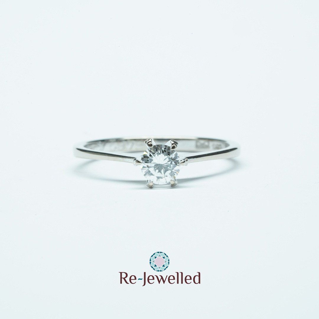 Ringe: 14k Diamant Solitär ca. 0.35ct – Gebraucht aus Bülach von Re-Jewelled 6