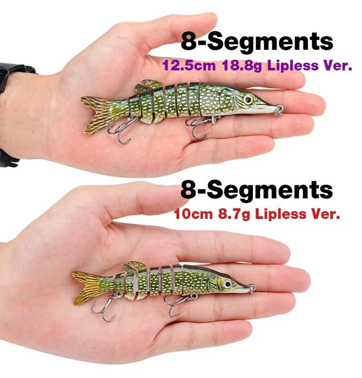 3PCS Swimba 11g 16g 27g Multi Joint Lure Affondamento Mata Bionic Nuoto Pesca Bass Treble Gancio Attrezzatura da pesca alla carpa Esca dura  18