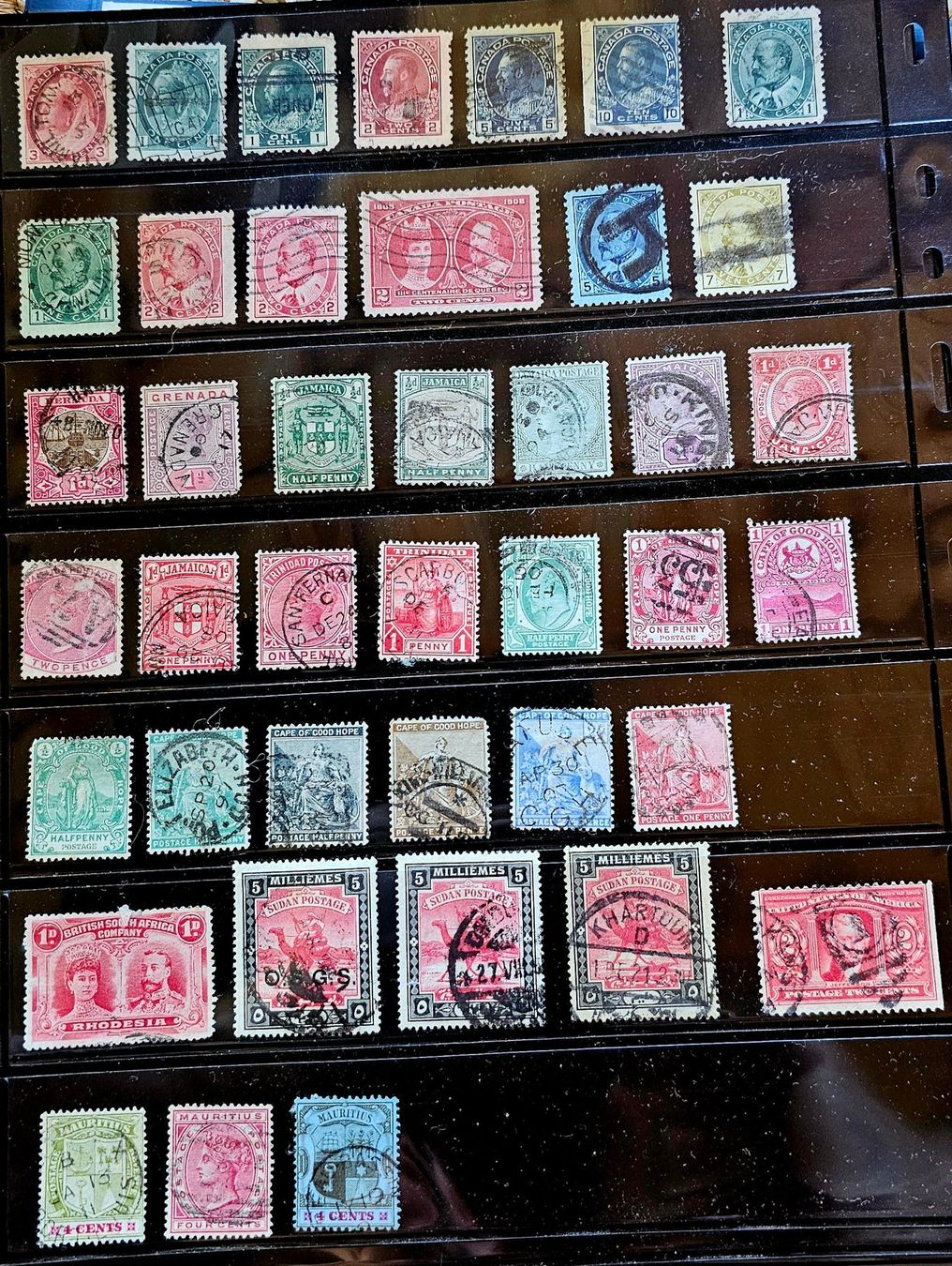 Tous les timbres: UK colonies, CANADA - see !!! – D'occasion à Les Valettes par Nuba1
