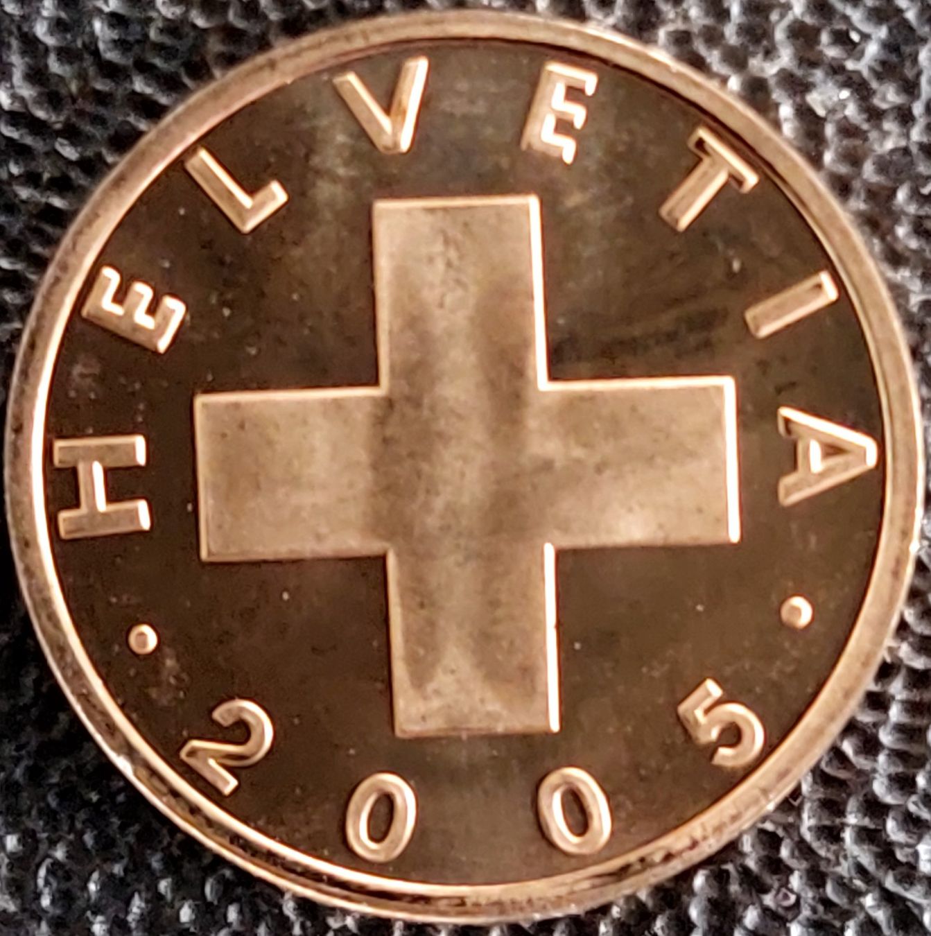 Tutti le monete: 1 Rappen 2005 stgl. / aus Münzsatz – Nuovo (secondo la descrizione) da Arch venduto da coinsandmore