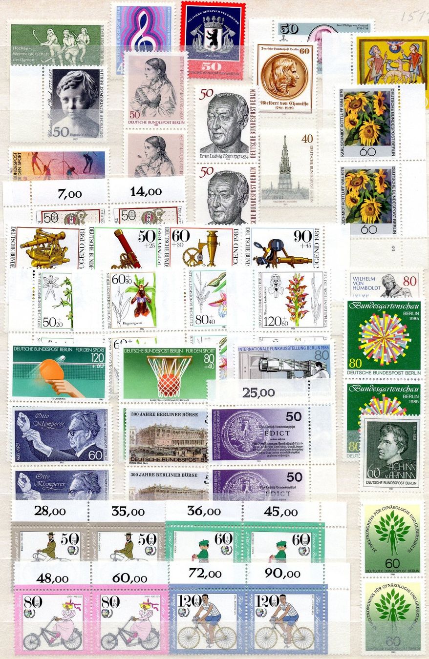 Tutti i francobolli: R1751  /  BERLIN 1973-1990 neufs XX – Usato da Ste-Croix venduto da MONT-TAGNAC 1