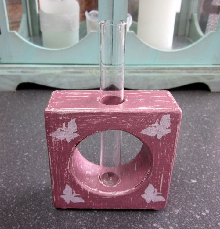 Hydrokultur Pflanzenstation - 2-stöckig Mit 9 Reagenzgläsern & Holzständer Für Stecklinge