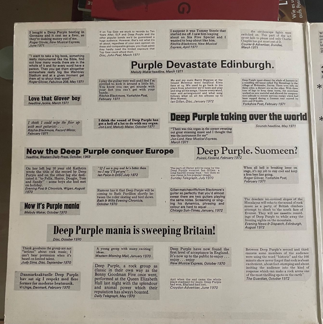 Dischi in vinile: Deep Purple Vinyl – Usato da St Gallen venduto da Bernada1 4