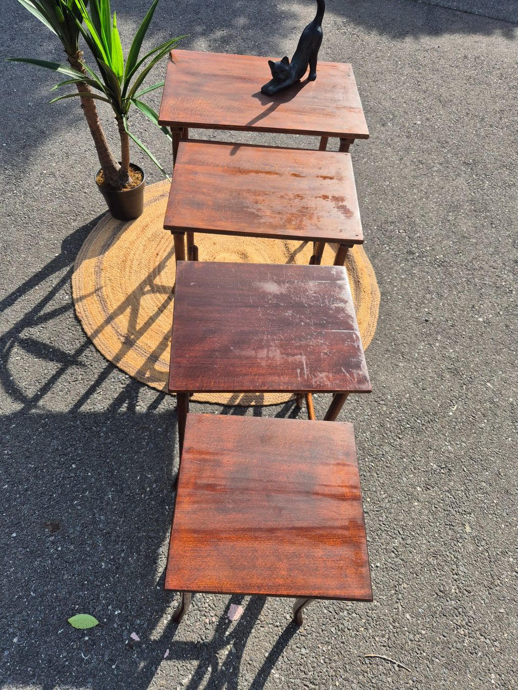 Thonet Tavoli: Tables gigognes en bois Thonet – Usato da Fully venduto da tameab 5