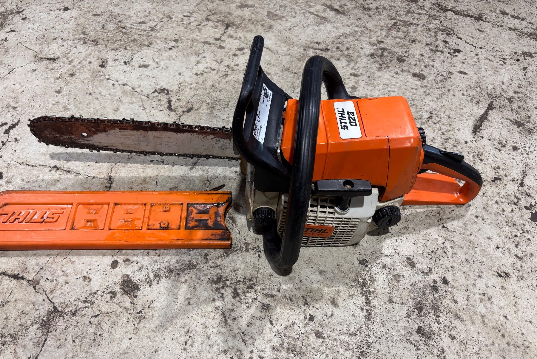 Stihl Seghe: Motorsäge Stihl 023 profi – Usato da Grono venduto da Alpina6537 1