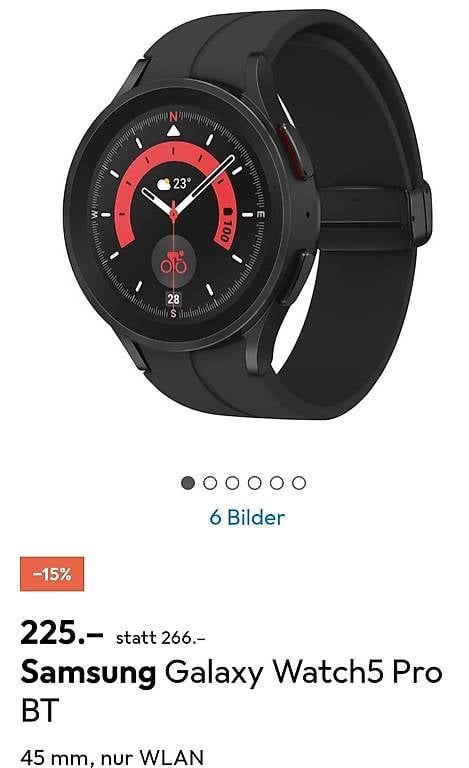 Samsung Smartwatch: Samsung Galaxy Watch5 Pro - Bluetooth – Usato da Gümligen venduto da sale3001 1