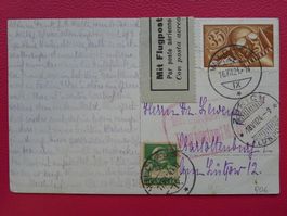 1924 Flugpost WILDHAUS nach Deutschland