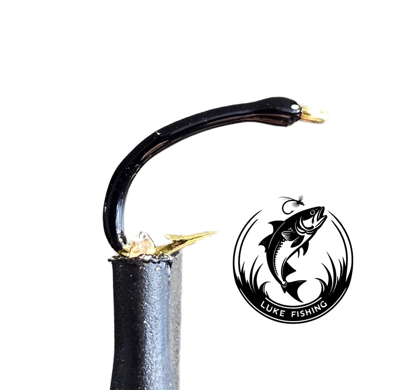 Esche: Hegene/Gambe mit 5 Nymphen, Schwarz, #14 – Nuovo (secondo la descrizione) da Rothenburg venduto da ocean151 1