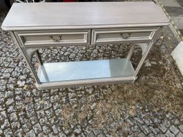 Selva Konsole mit Schubladen und Glasablage gebraucht