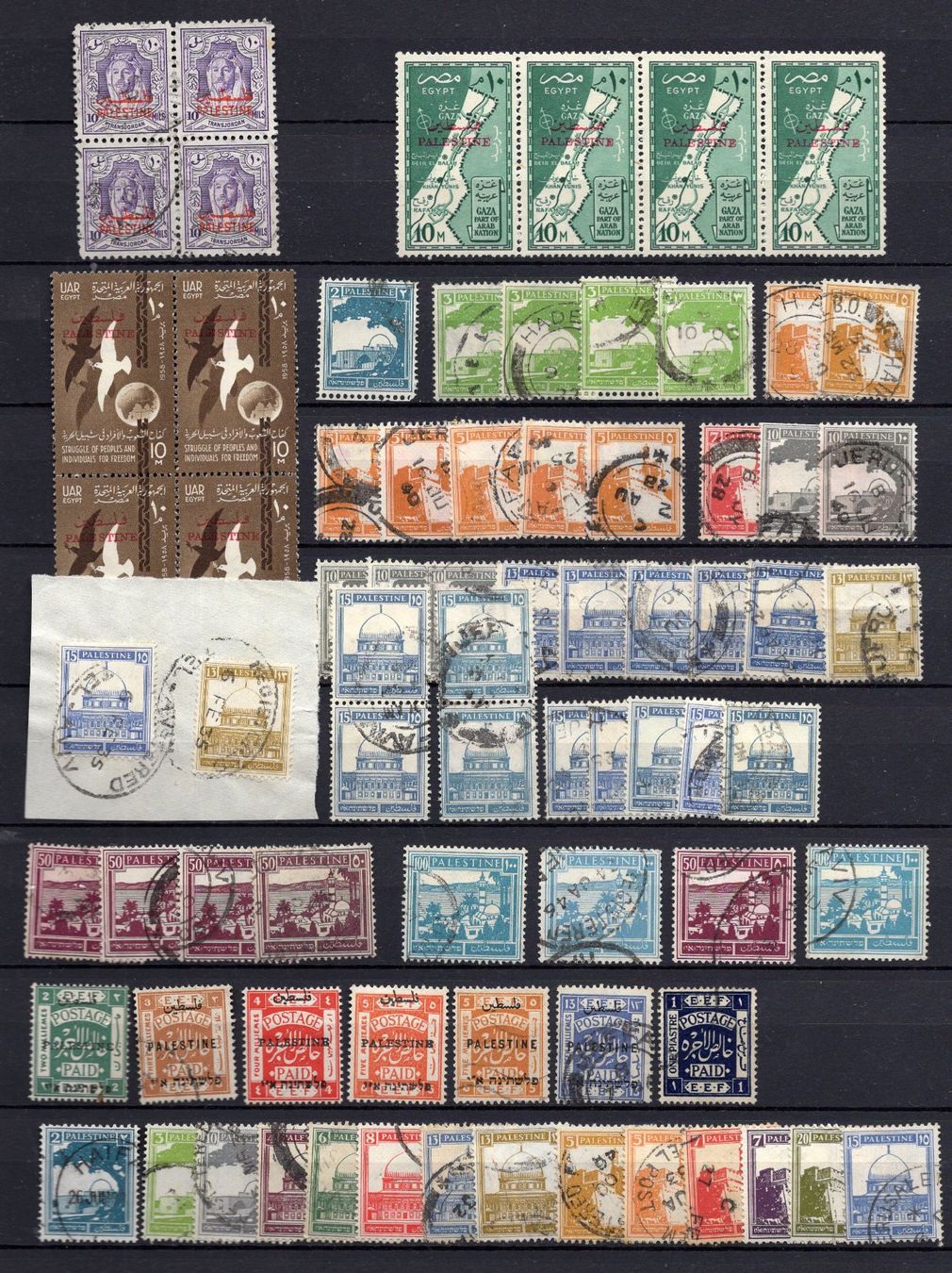 Alle Briefmarken: R6572  /  Palestine 1928-1948 – Gebraucht aus Ste-Croix von MONT-TAGNAC