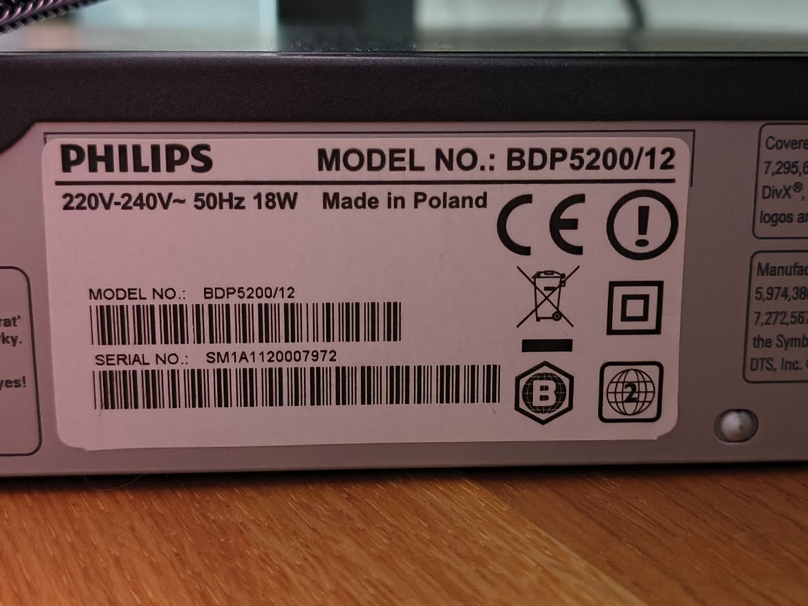 Philips Home cinéma: Blu-ray Disc-/DVD-Player PHILIPS – D'occasion à Romanshorn par Hoschti60 2