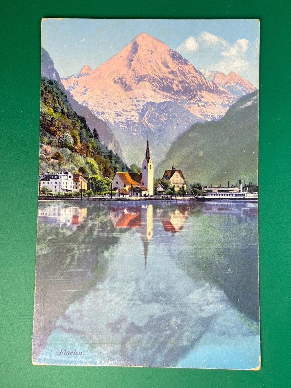 Cartoline postali: Vierwaldstättersee - Flüelen – Usato da Steg VS venduto da danwer74