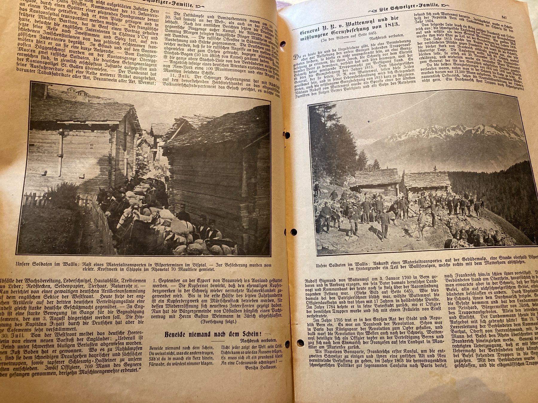 Riviste & Magazine: Die Schweizer Familie 1916 Zeitschrift – Usato da Prosito venduto da Danielehh 1