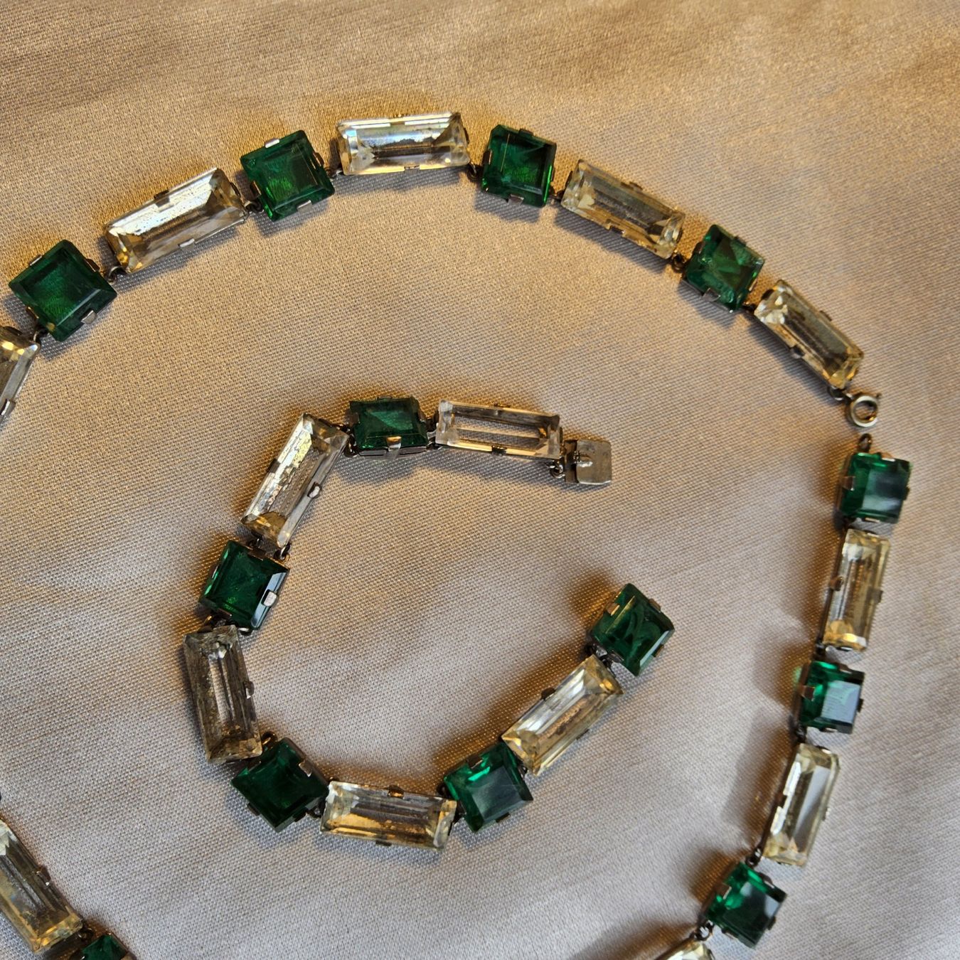 Altri gioielli: Art Déco Collier und Armband, ca 1910, Strass – Usato da Zürich venduto da helsan 9