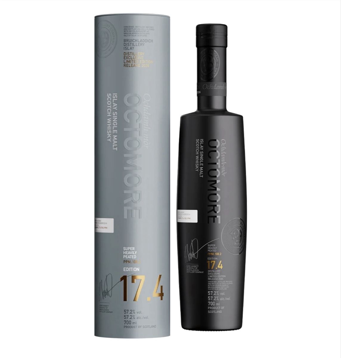Octomore Bevande alcoliche: Bruichladdich Octomore 17.4 Edition PPM: 108.2 – Nuovo e nell'imballaggio originale da Wiesendangen venduto da whiskyandwine