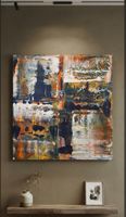 Gemälde mehrfarbig handmade 40×40