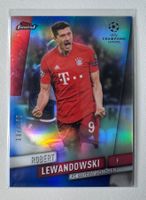 Robert Lewandowski 2018-19 Topps UCL #58 Blue Refractor /150