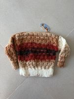 Gestrickter Pullover Kinder mehrfarbig Grösse 68/74