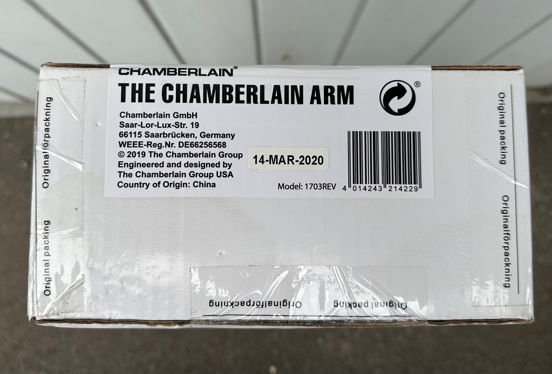 Sonstiges Elektromaterial: Chamberlain Canopy-Arm / Kurvenarm 1703REV – Neu und originalverpackt aus Zürich von Mas7 1
