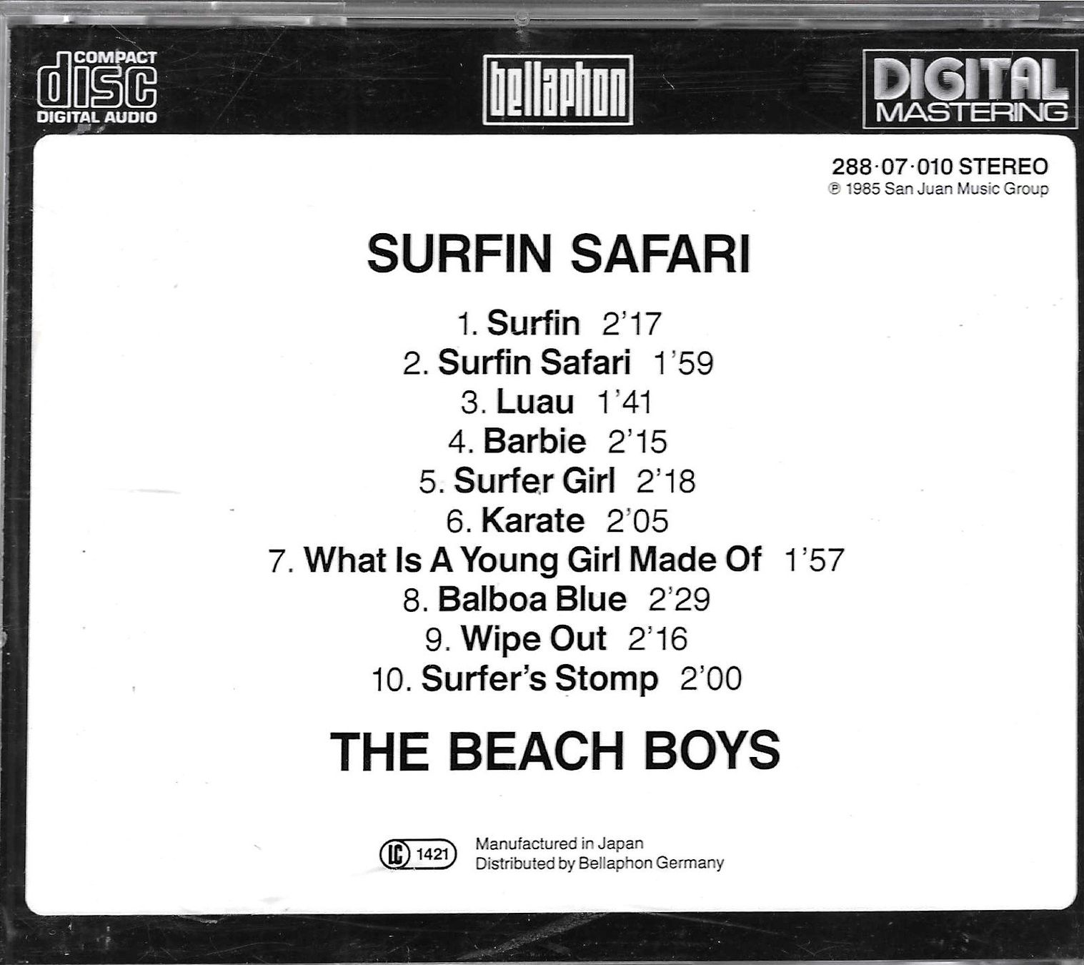 CD: The Beach Boys - Surfin' Safari – Usato da Savagnier venduto da Ne2065 1