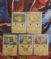 5 Pokemon Karten Pikachu Set 30 Jahre Jubiläum deutsch