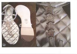 Chanel, neue Leder-Flip-Flops, Größe 40