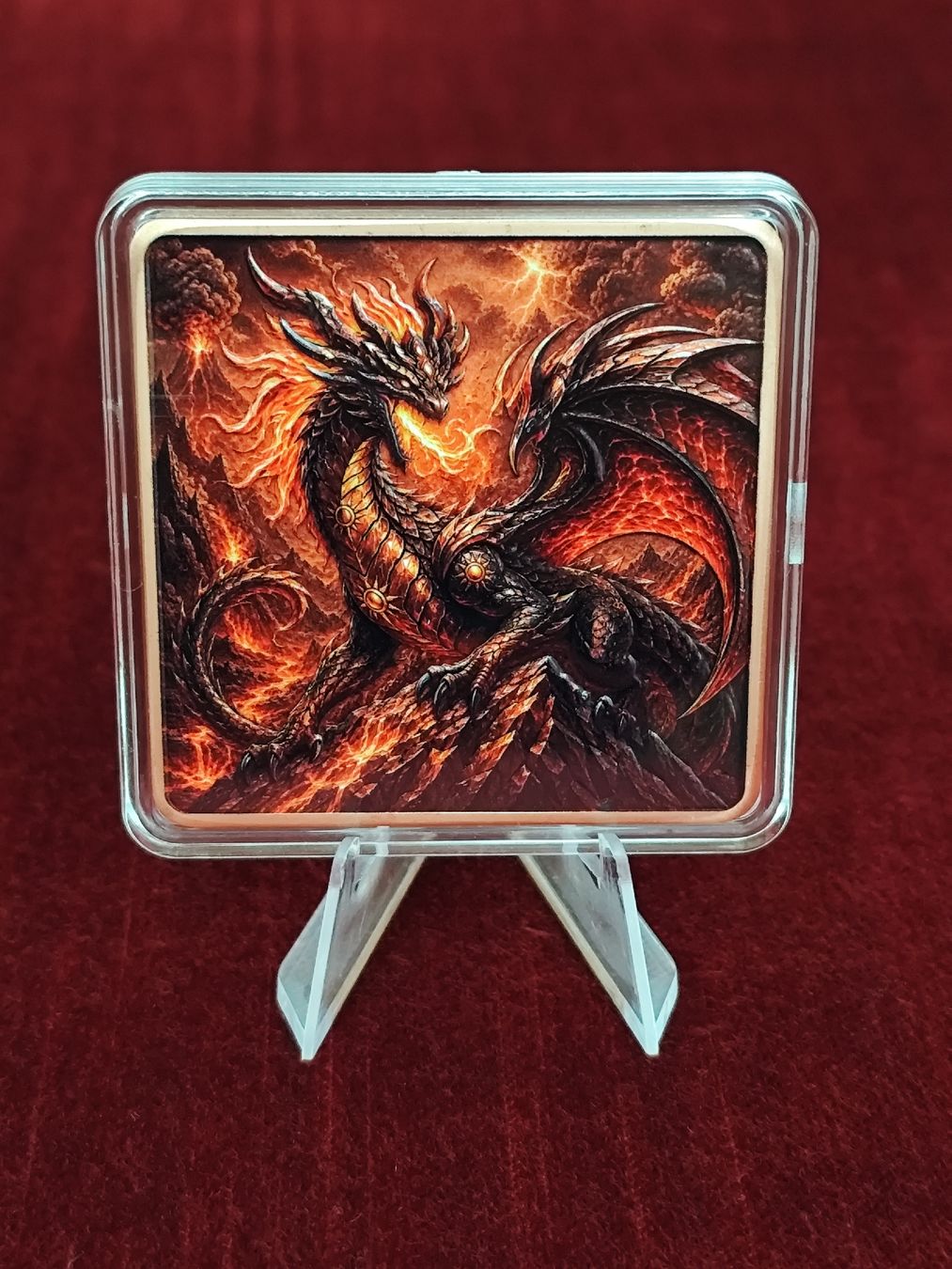 Alle Münzen: 5 OZ Kupferbarren Feuerdrache  – Neu und originalverpackt aus Diepoldsau von Unique-Coins 1