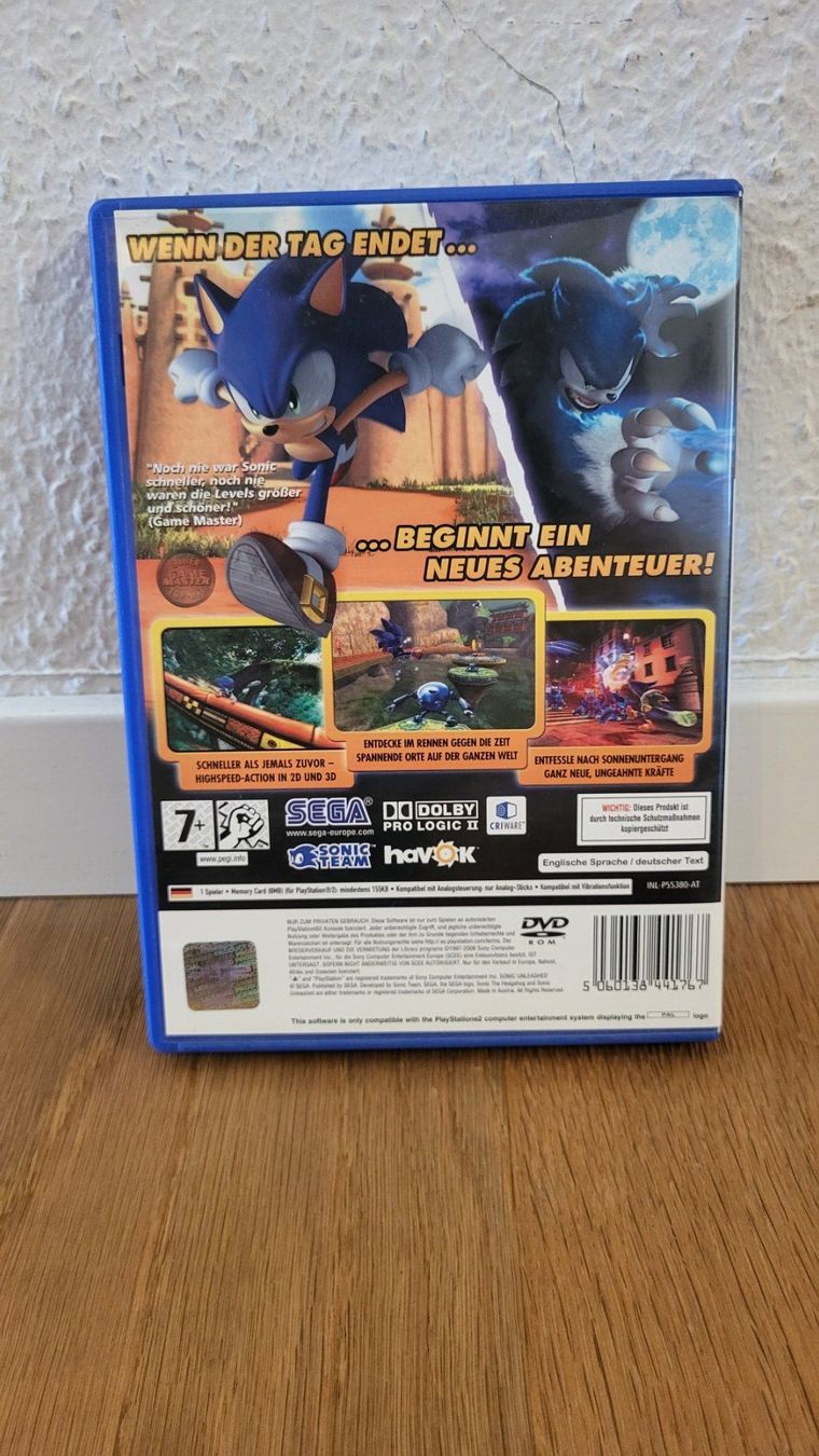 Sony Giochi: PS2 - Sonic Unleashed – Usato da Münsingen venduto da DigitaleSpielecke 1