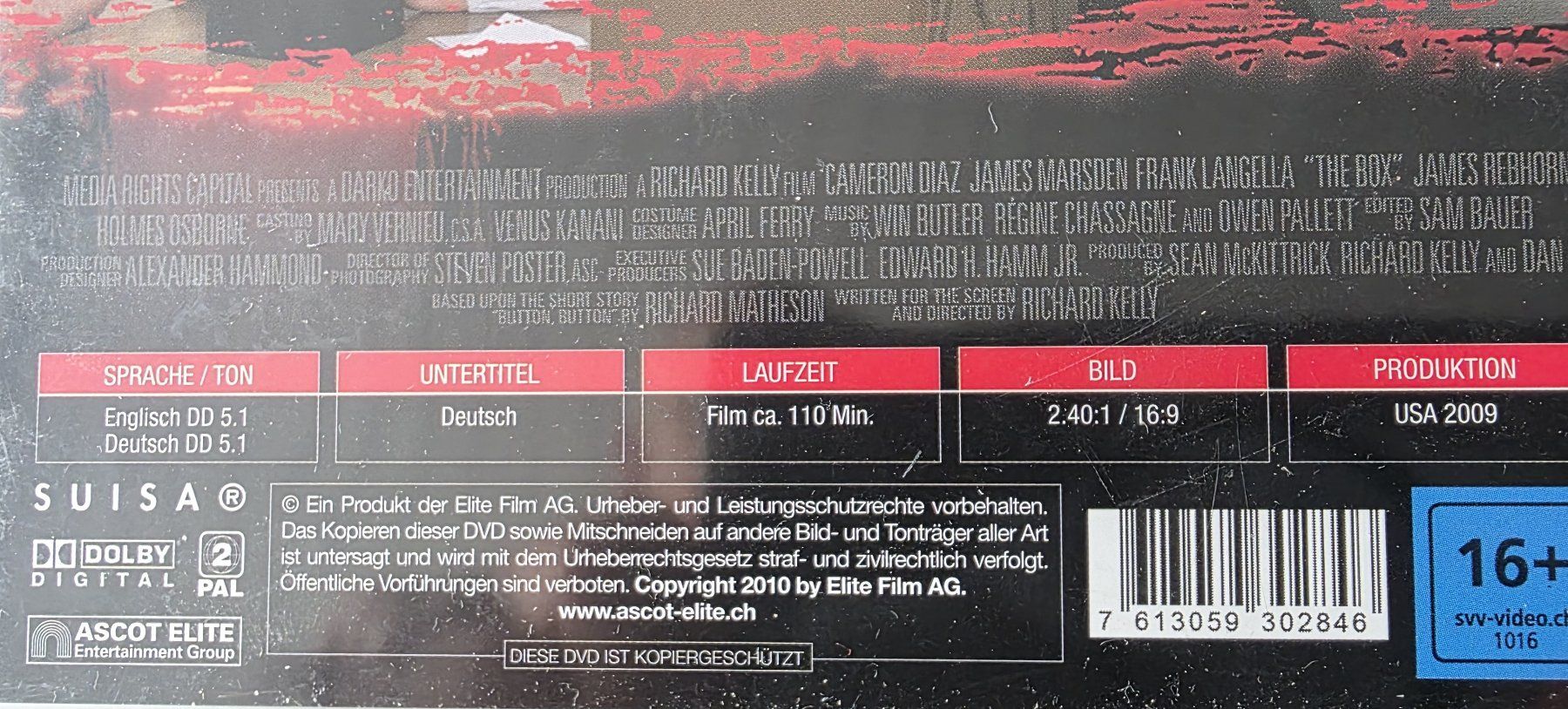 Tous les DVDs: DVD / The Box - Cameron Diaz – D'occasion à Oetwil am See par fineli2 1