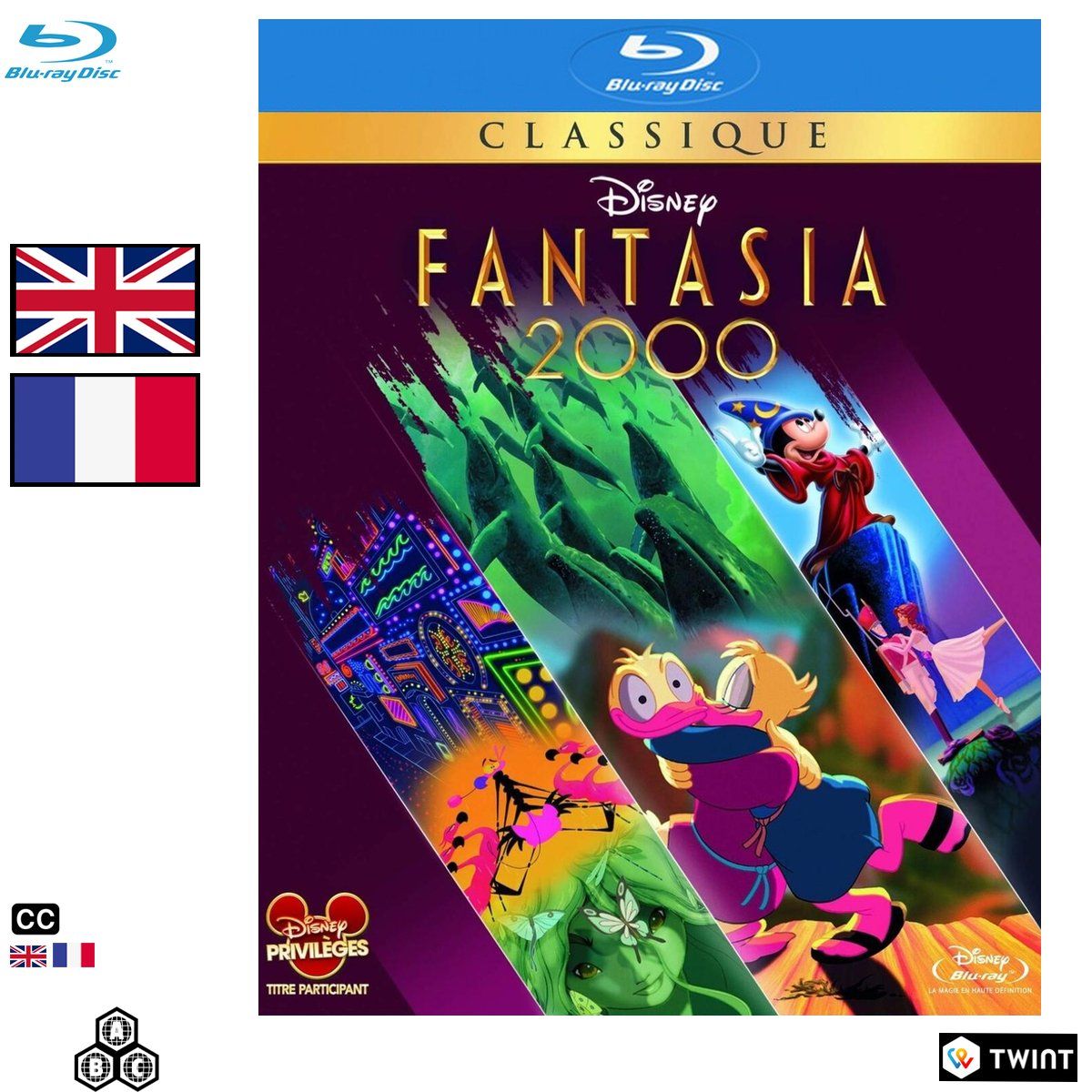 Tutti i DVDs: Fantasia 2000 (1999) - Blu-ray – Nuovo e nell'imballaggio originale da Semsales venduto da __Florian__