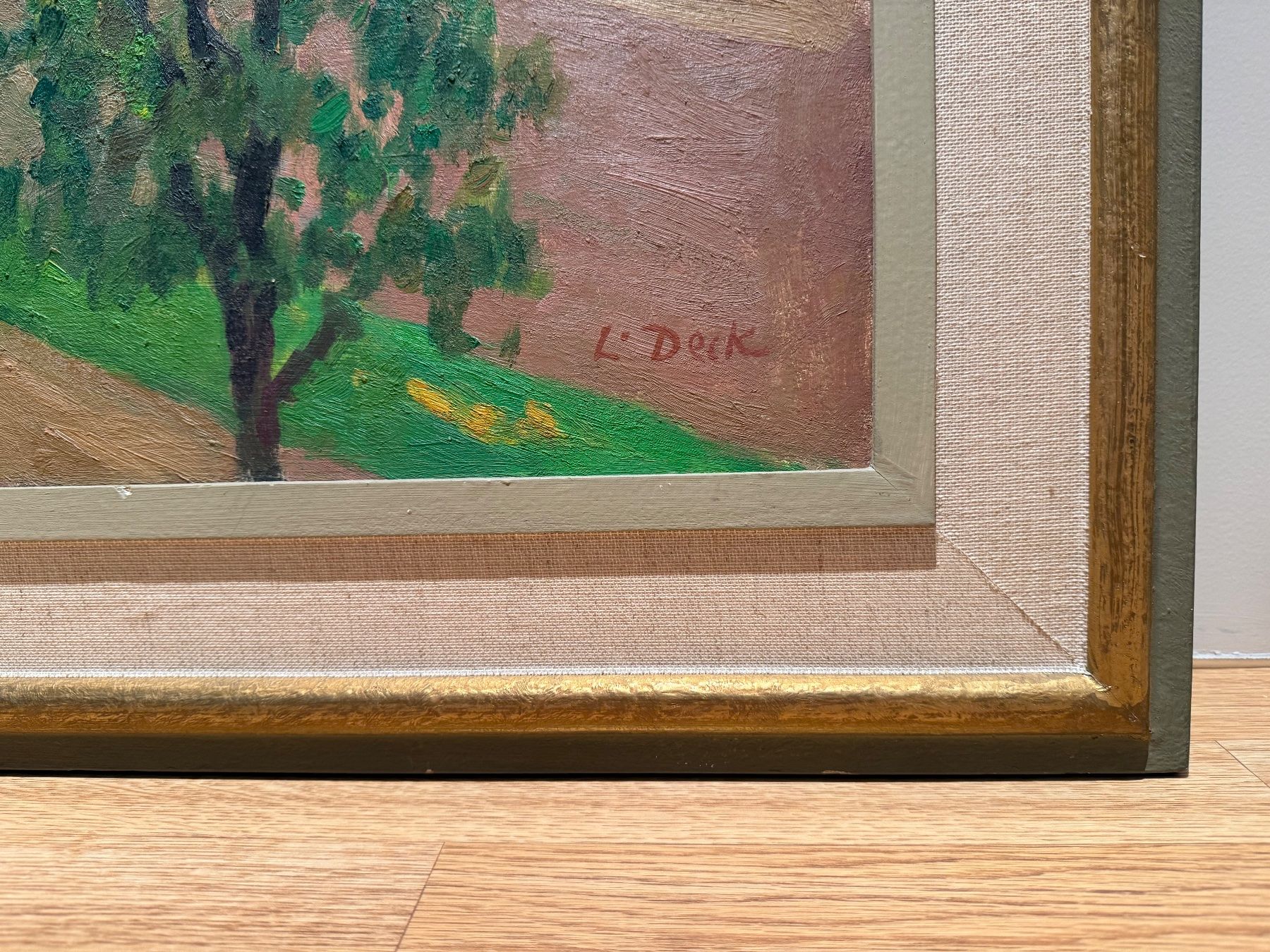 Dipinti: Großes Original Ölbild von Leo Deck, 1908-1997, Bern – Usato da Hünibach venduto da fumahueba 2