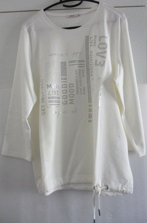 SWEATH - Shirt, CECIL, Gr. M, weiss, 3/4 Arm, Neu