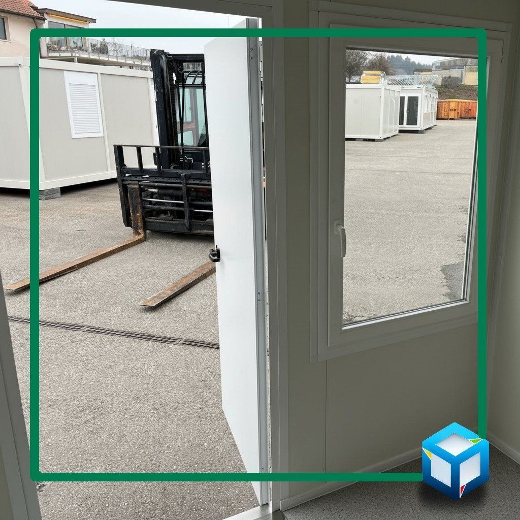 Conteneurs de construction: Bürocontainer & Baucontainer 8 Fuss – Neuf avec emballage d'origine à Zofingen par EUROmodul 1
