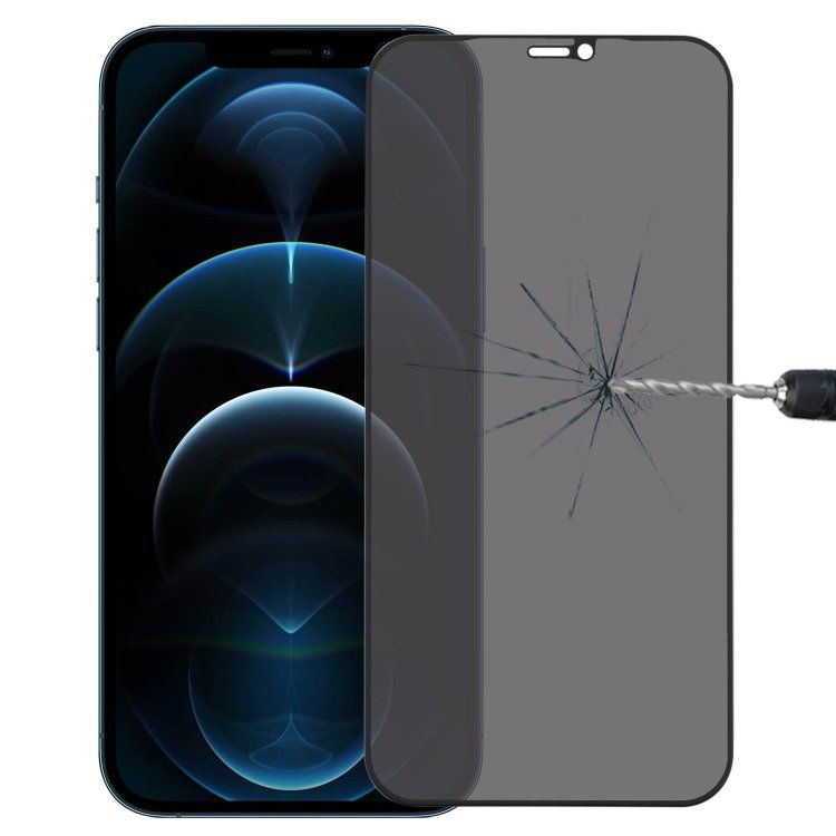 Anti-Peeping Plasma Oil Schutzfolie Für iPhone 12 Pro max 1