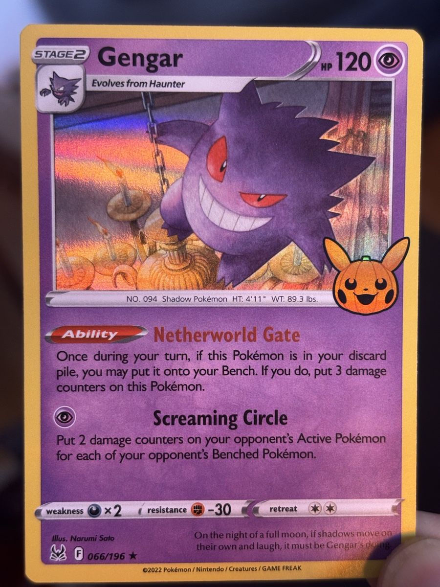 Pokémon Carte collezionabili: Carte Pokémon GENGAR 066 holo – Nuovo (secondo la descrizione) da lausanne venduto da helderj