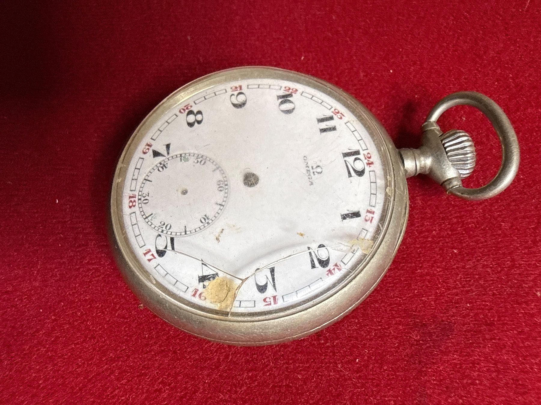 Omega Orologi: Omega Taschenuhr 53 mm – Difettoso da Pfeffingen venduto da Allhandelklgwatches 1