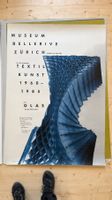 Ausstellungsplakat, "Textilkunst 1960 - 1985 und Glas", 1986