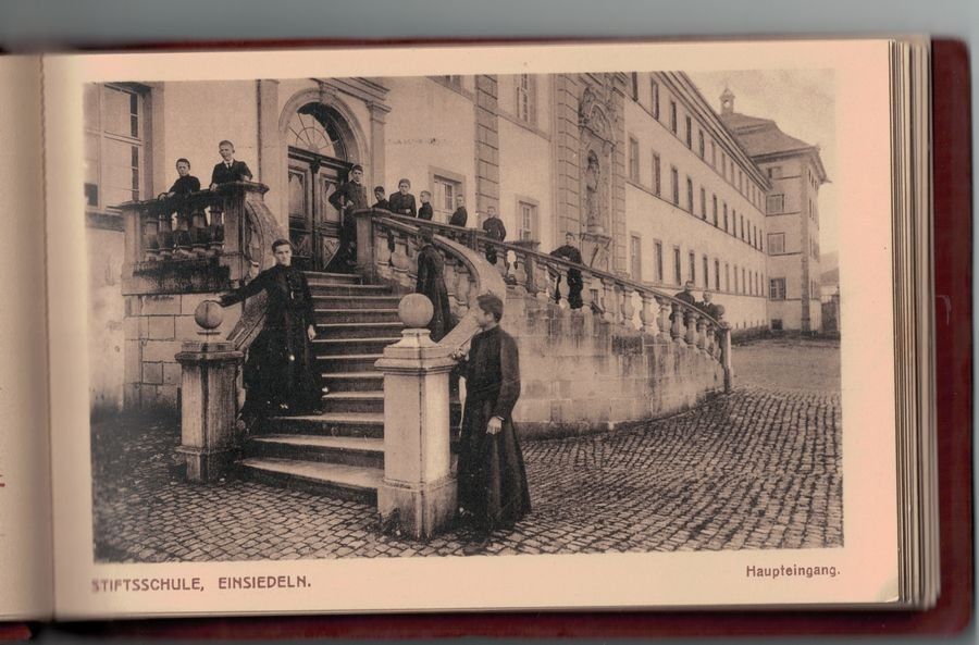 Ansichtskarten: Stiftsschule Einsiedeln, Heft mit 24 Bildkarten, Top-Zustand – Gebraucht aus Frauenfeld von POML 5