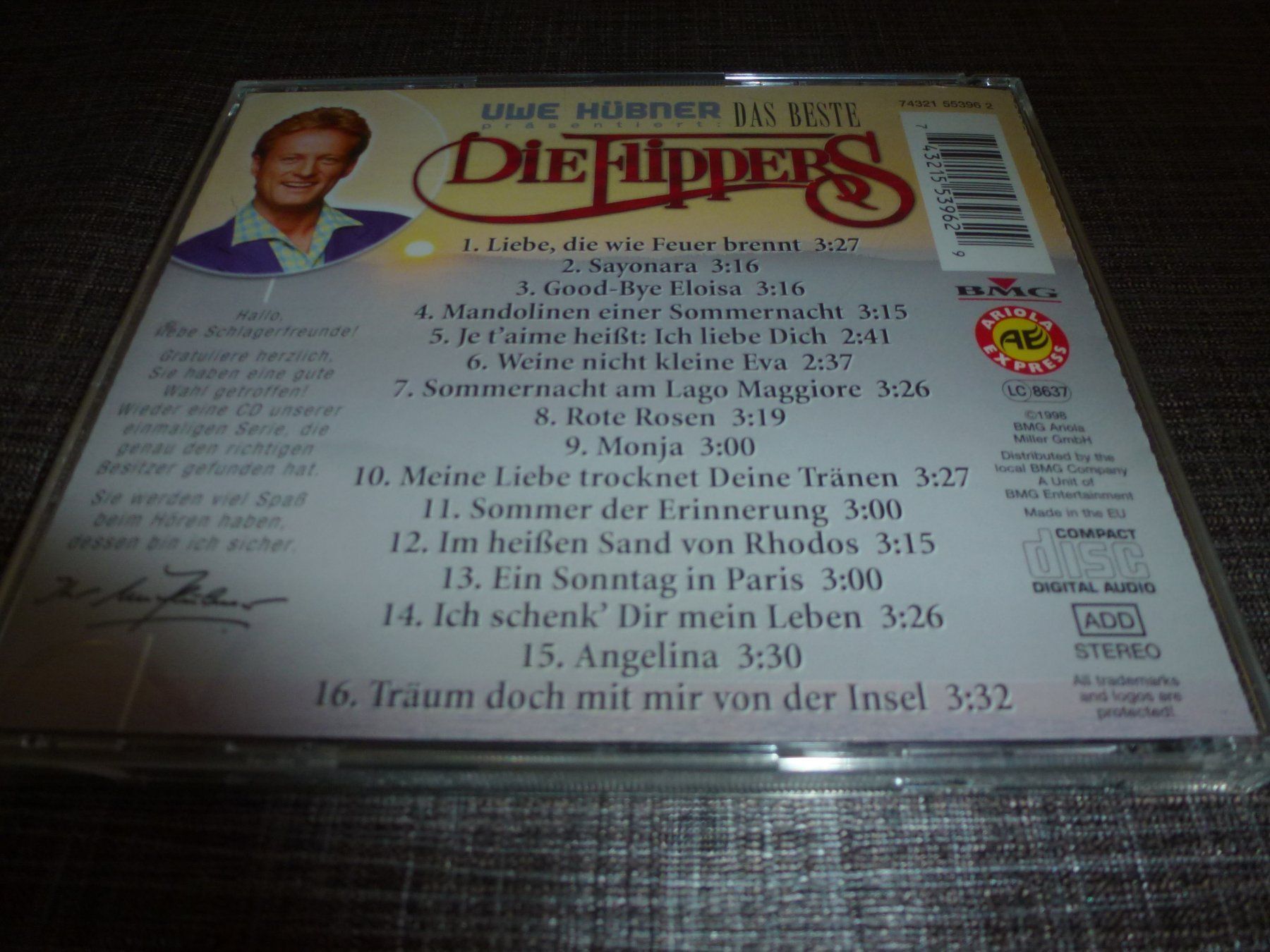 CDs: Die Flippers - Die Beste CD – Gebraucht aus Olten von Disc-Ausverkauf 1